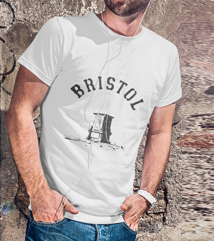 Bristol Banksy Empty Plinth T-Shirt