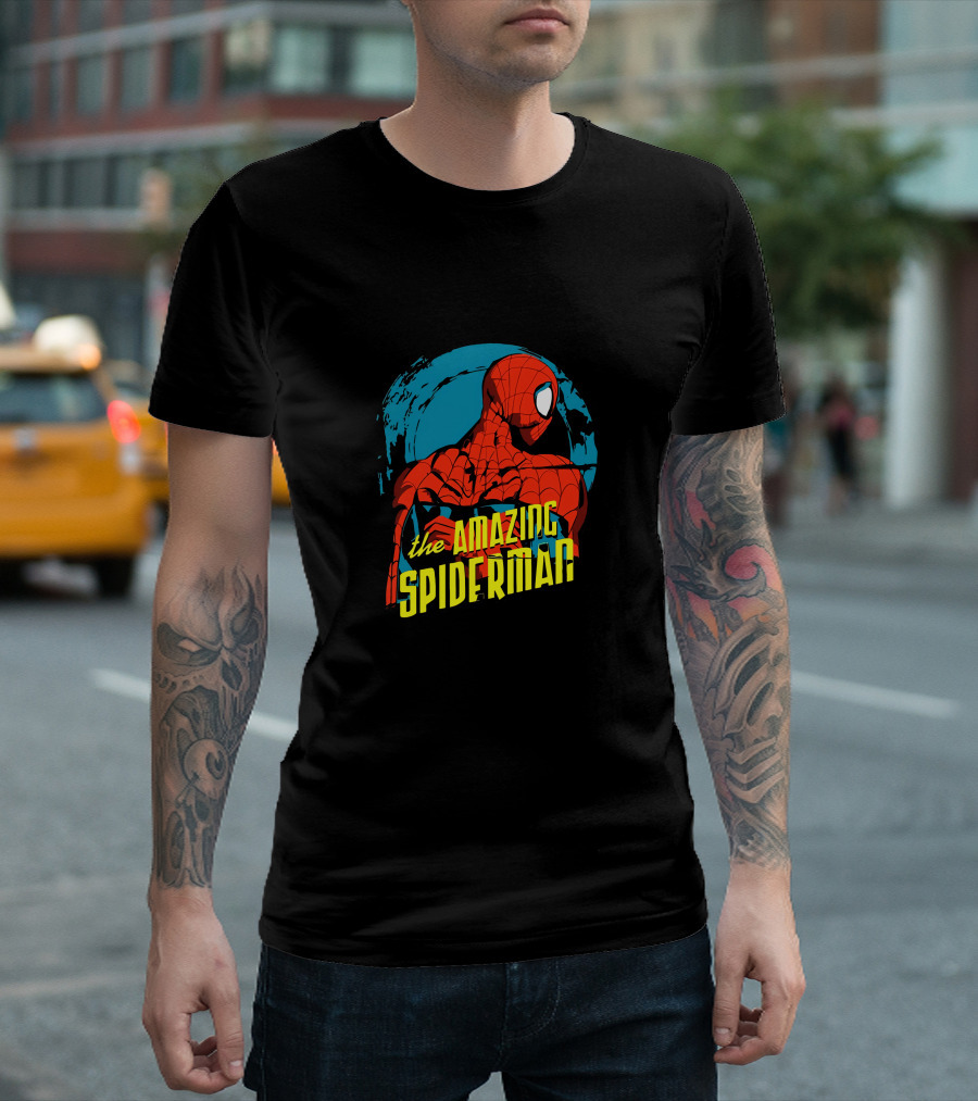 The Amazing Spiderman Heroic Pose T-Shirt