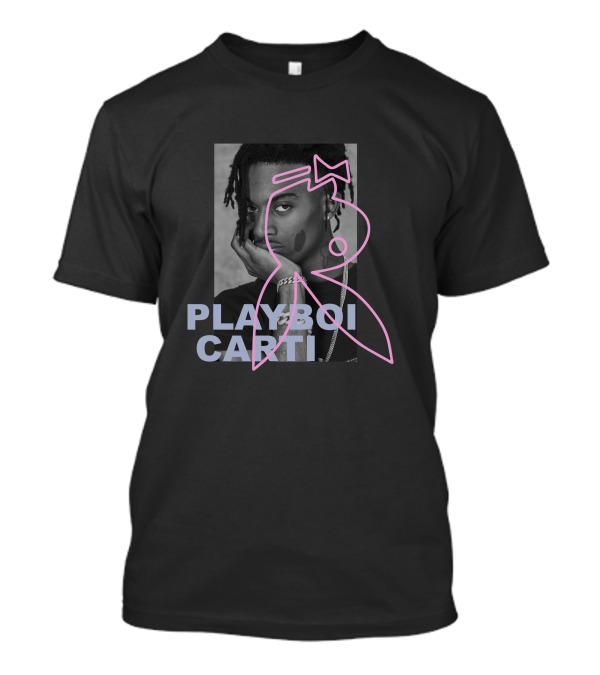 Playboi Carti Rap Music Legend Bunny Face Iconic Image T-Shirt