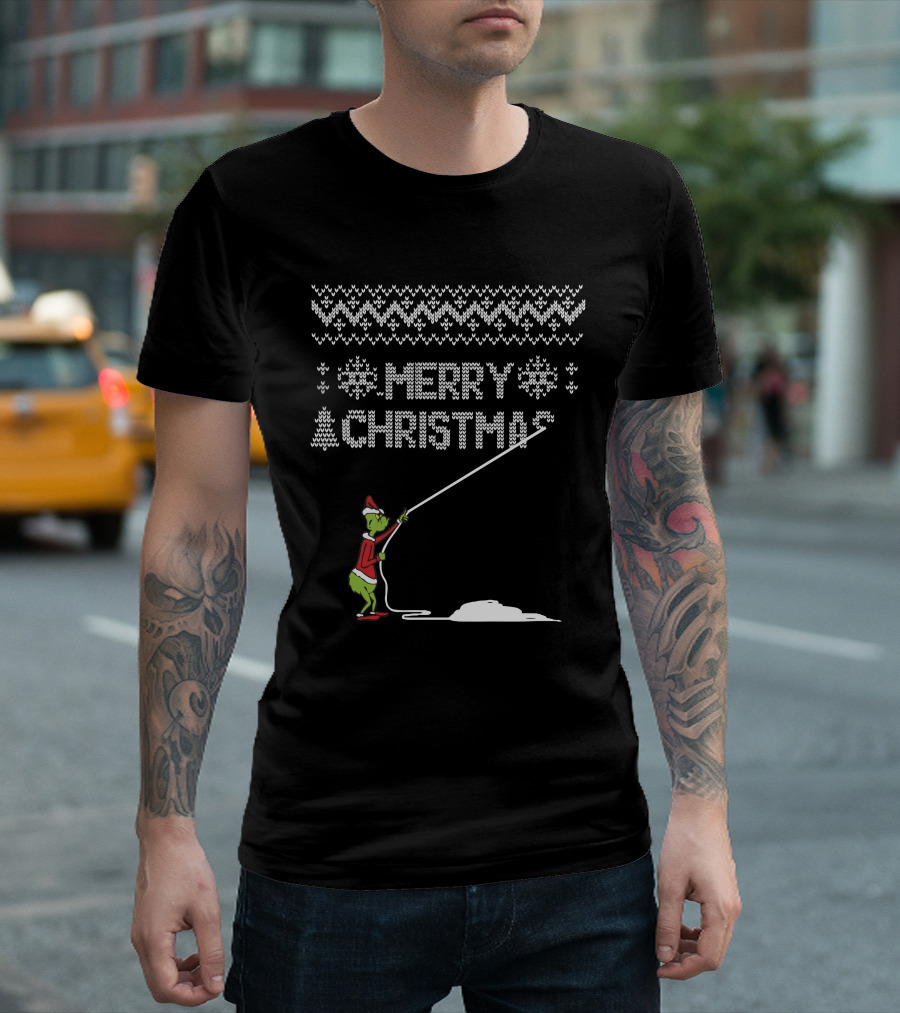 Merry Christmas Grinch Santa T-Shirt