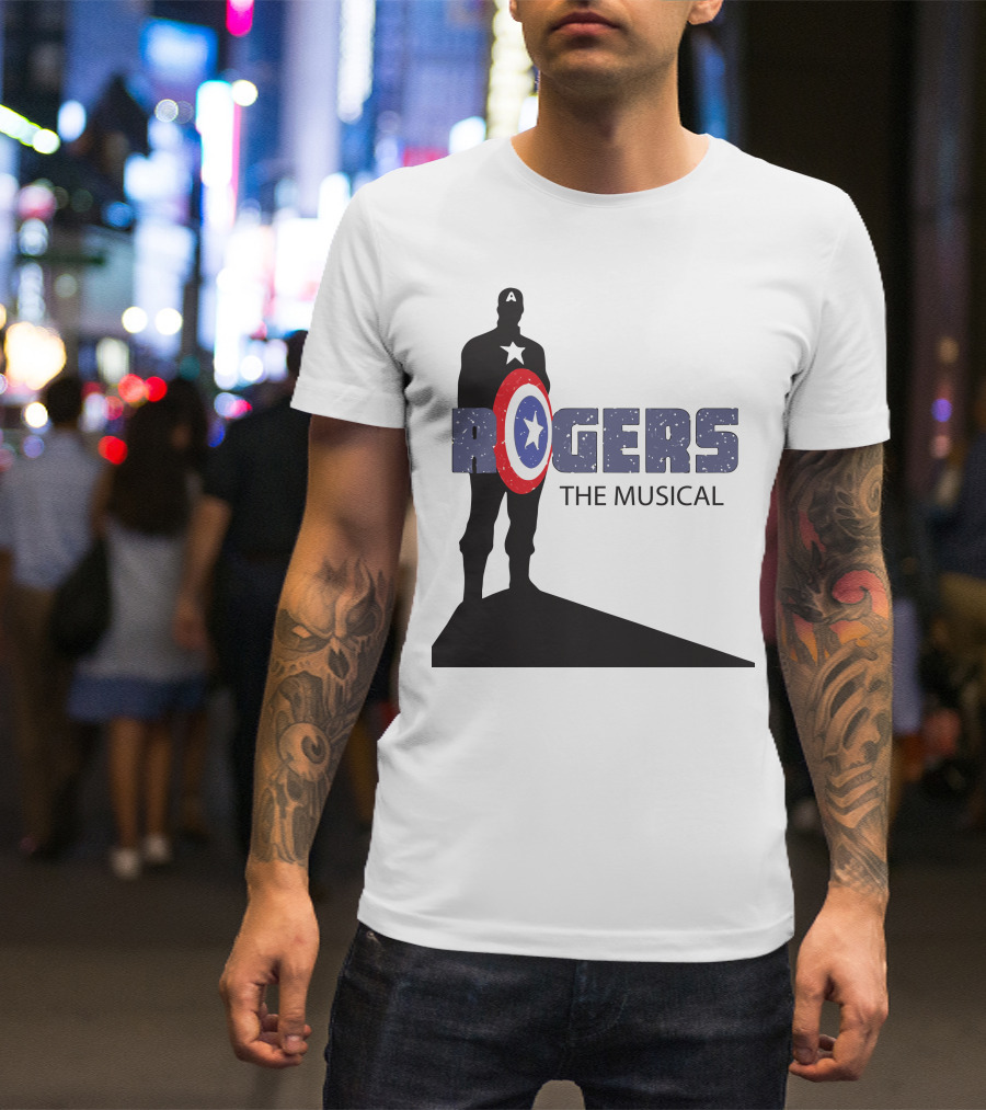 Rogers The Musical Captain America Shield T-Shirt
