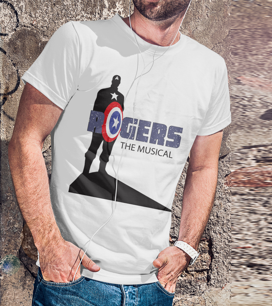 Rogers The Musical Captain America Shield T-Shirt
