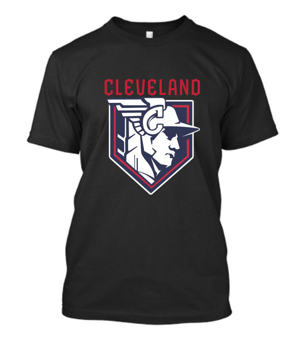 Cleveland Guardian-Inspired Baseball Emblem T-Shirt