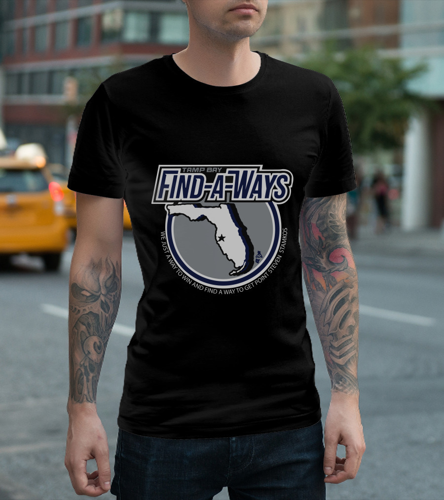 Tampa Bay Find-A-Ways We Just A Way To Win And Find A Way To Get Point Steven Stamkos T-Shirt