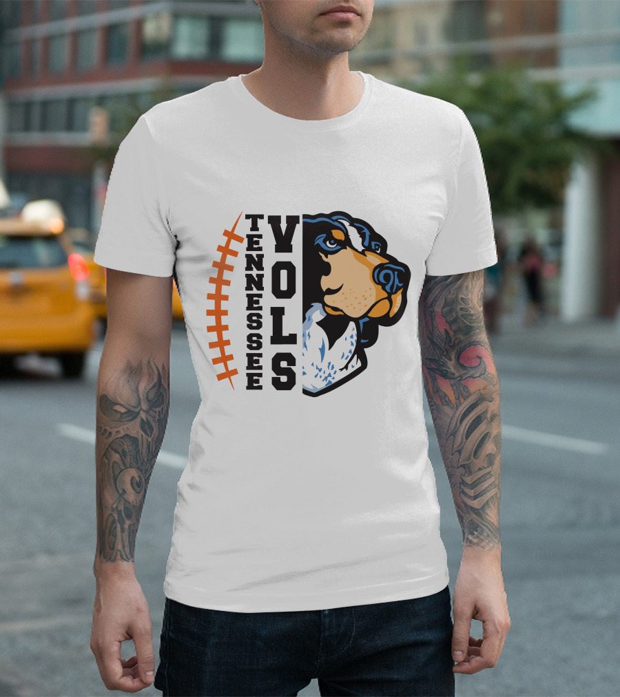 Tennessee Vols Football Dog Sublimation T-Shirt