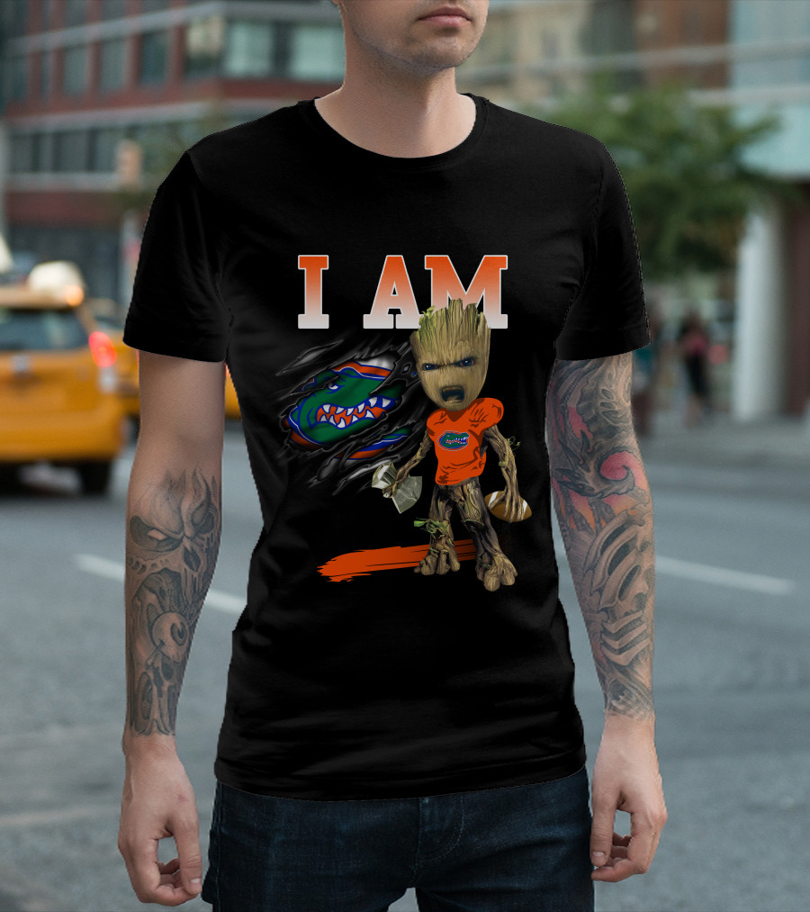 I Am Groot Florida Gators Football T-Shirt