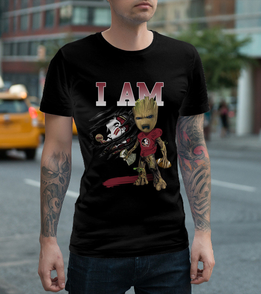 I Am Groot Florida State Seminoles Football T-Shirt