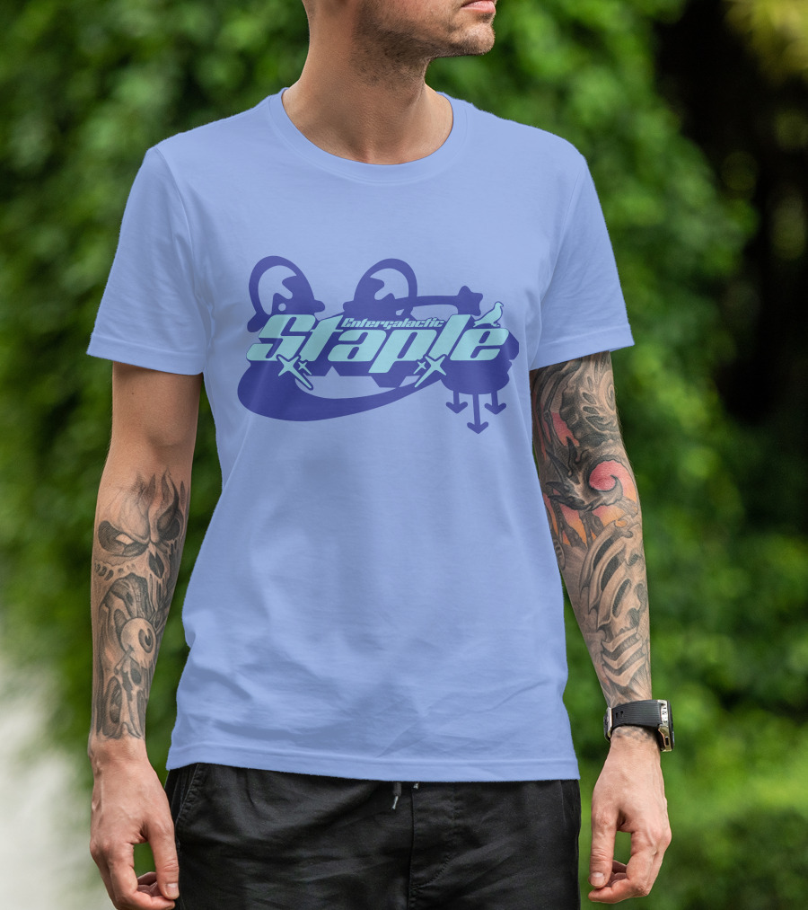 Entergalactic Staple Pigeon Skateboard Collaboration T-Shirt