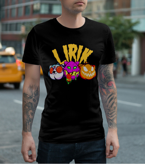 LIRIK GHOULS Trio Halloween Characters T-Shirt