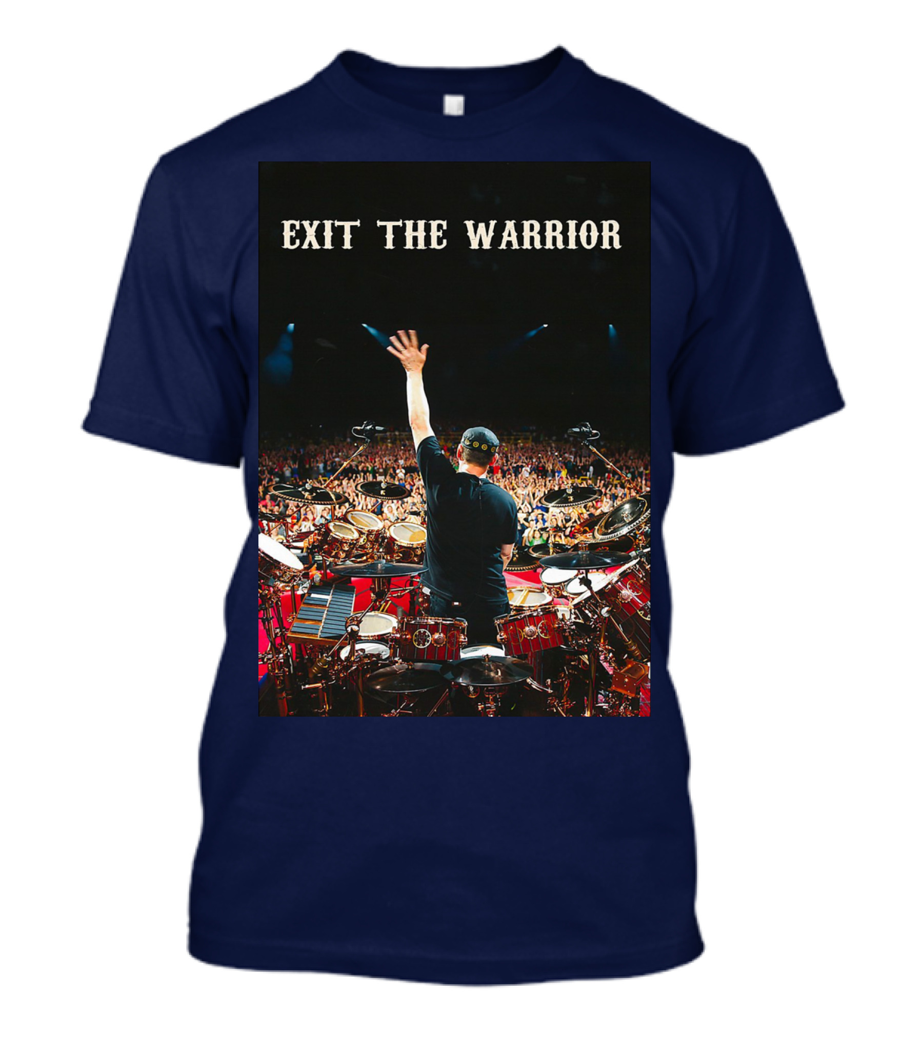 Exit The Warrior Neil Peart Drumming Performance Live Concert T-Shirt