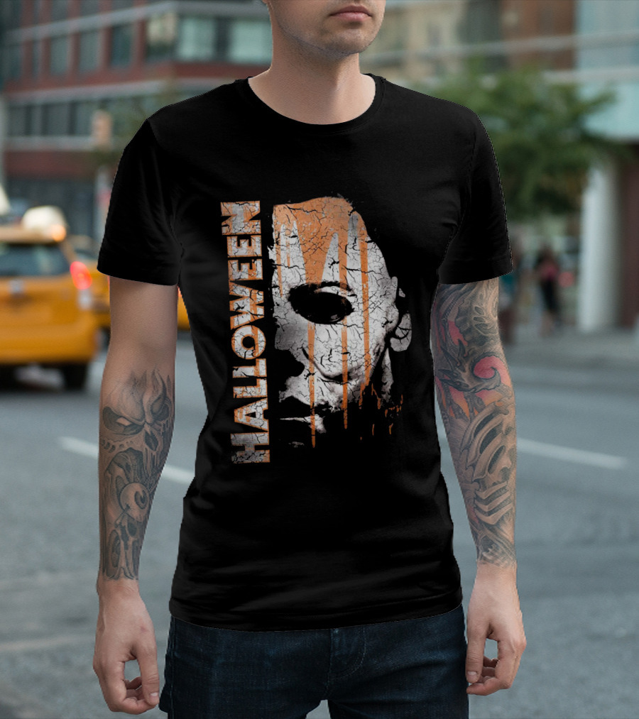 Halloween Michael Myers Mask 1978 Vintage Horror T-Shirt