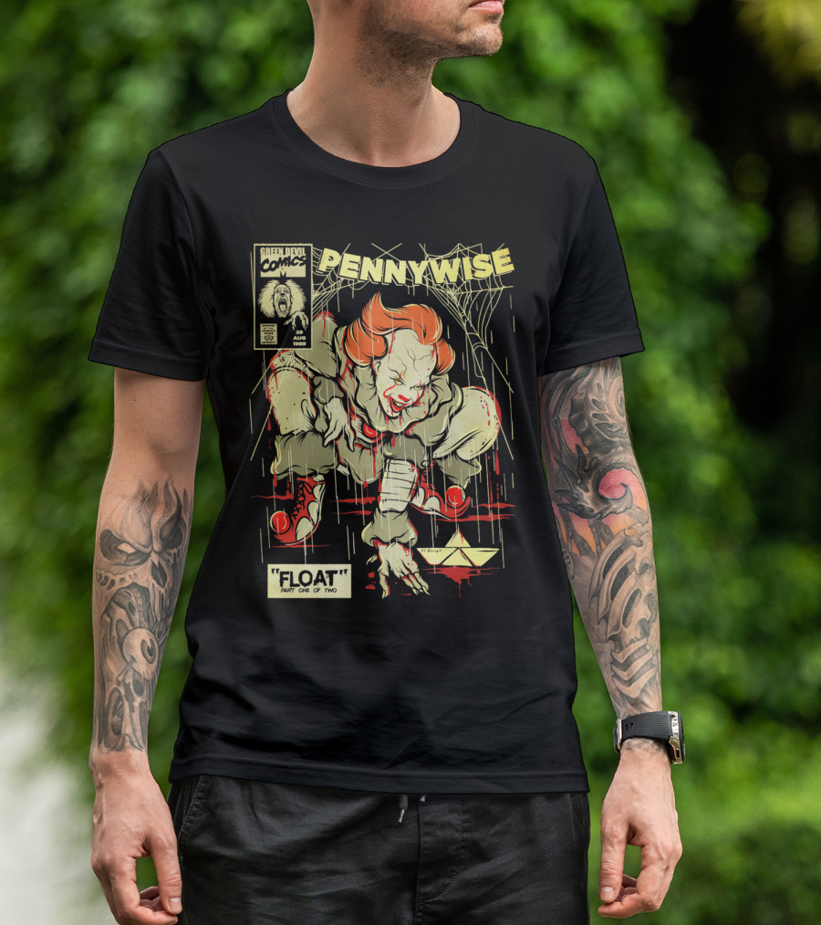 Pennywise Float Part One Of Two Green Devil Comics August 1986 T-Shirt