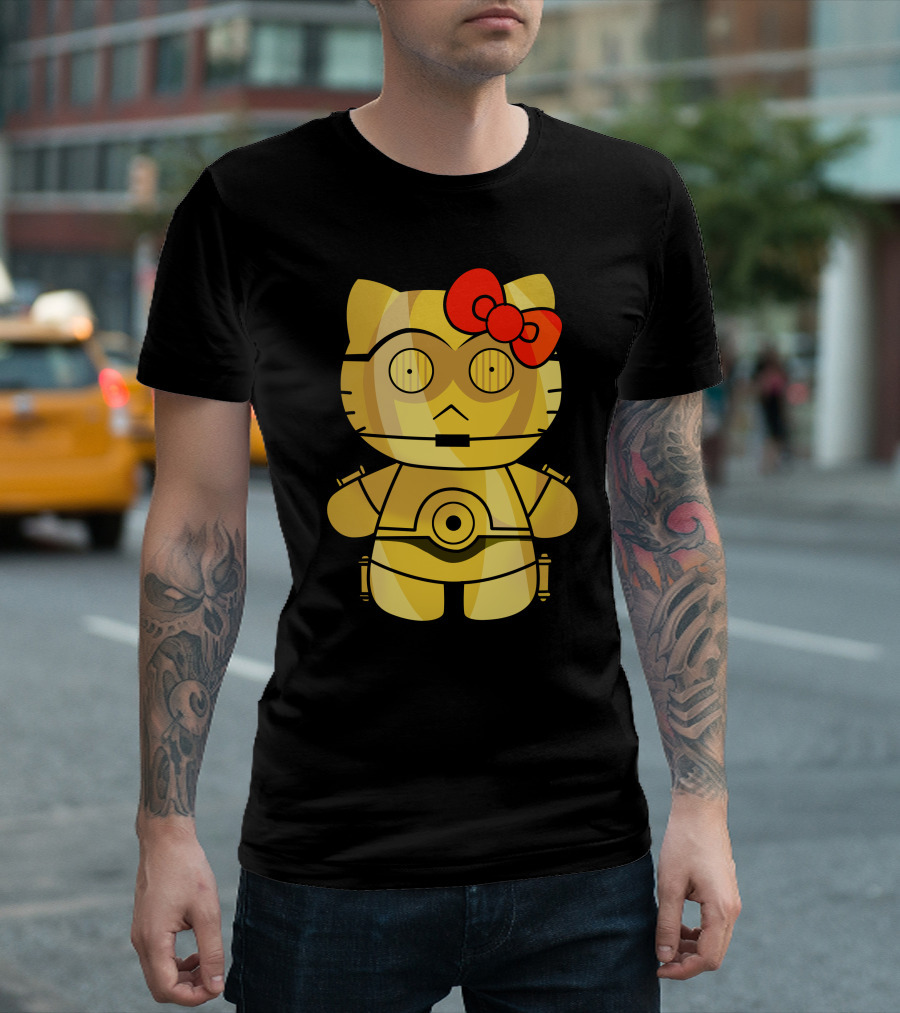 Hello Kitty C3PO Mashup Star Wars T-Shirt