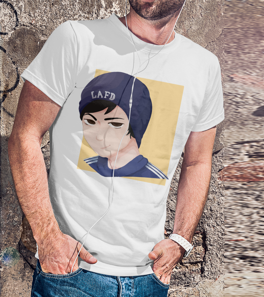 Quackity LAFD Beanie T-Shirt