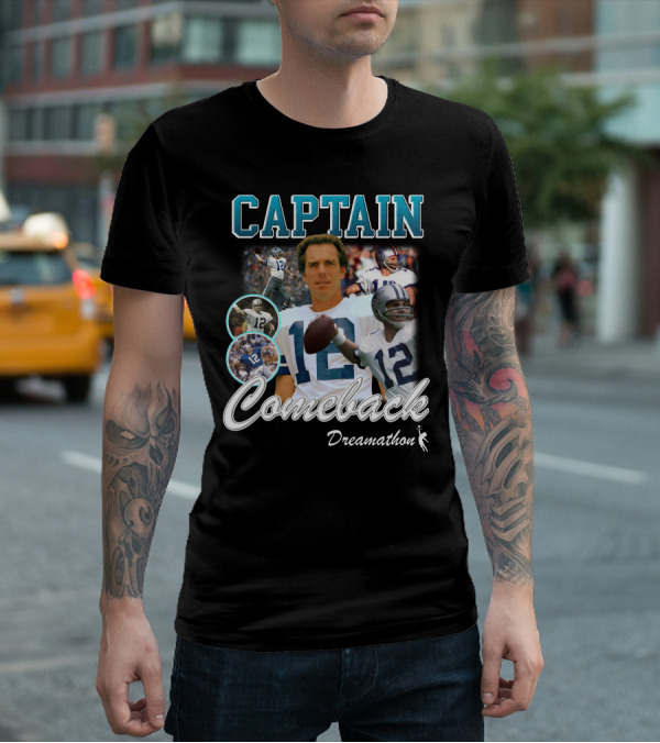 Captain Comeback Dreamathon Football Legends T-Shirt