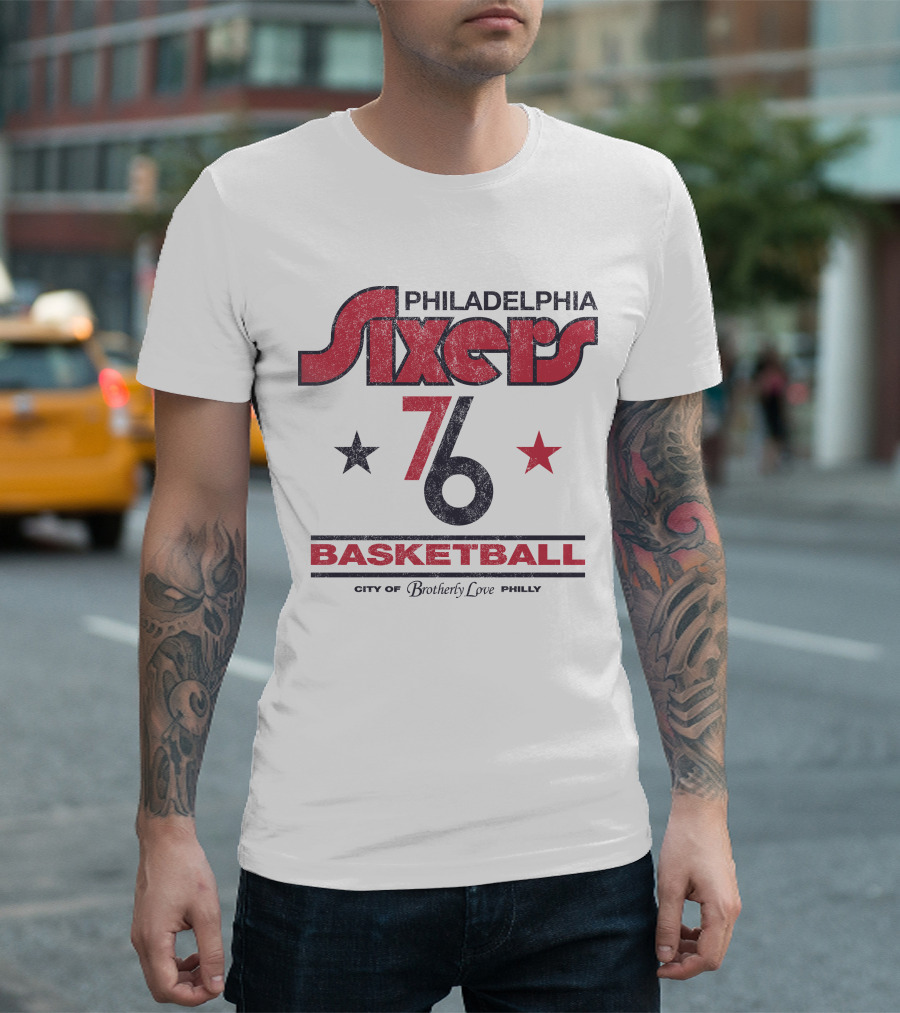 Philadelphia Sixers 76 Basketball City of Brotherly Love Philly T-Shirt