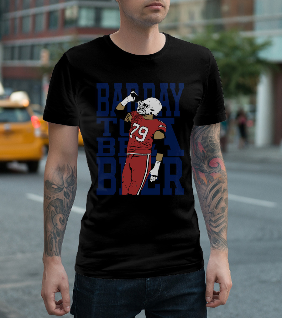 Bad Day To Be A Beer 79 Football Player Drink T-Shirt