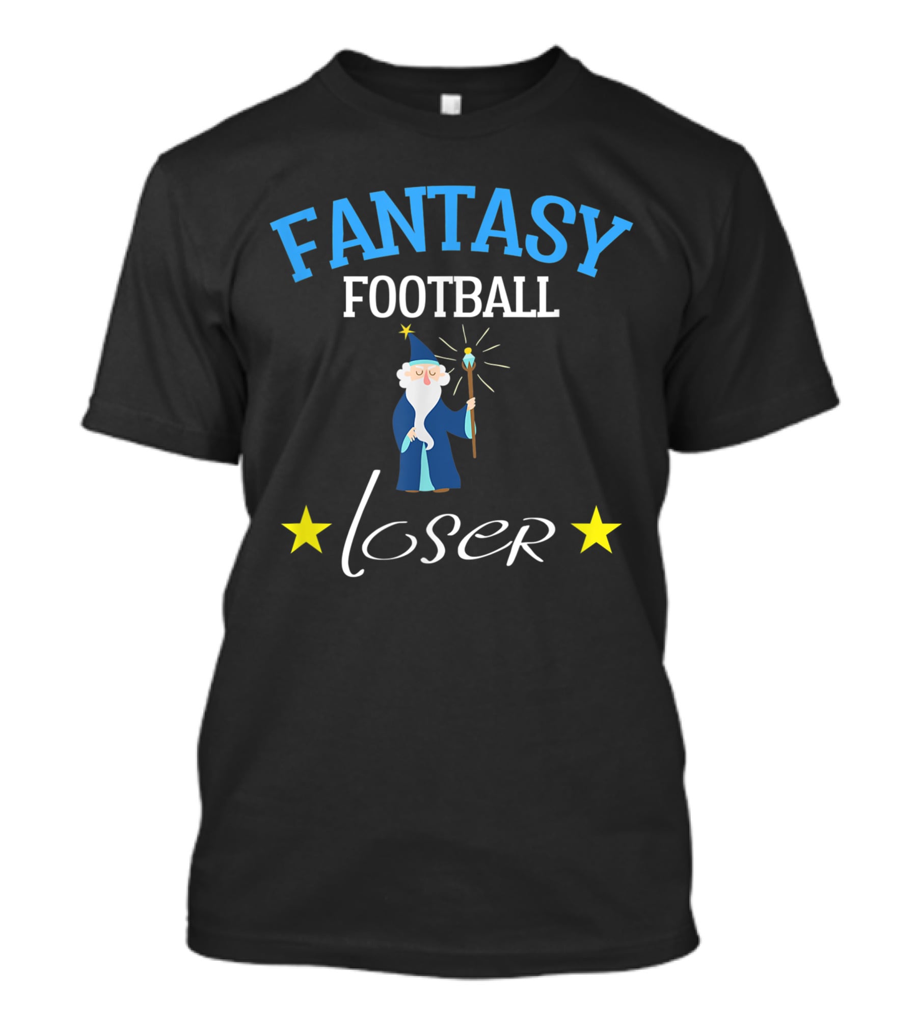 Fantasy Football Loser Wizard Stars T-Shirt