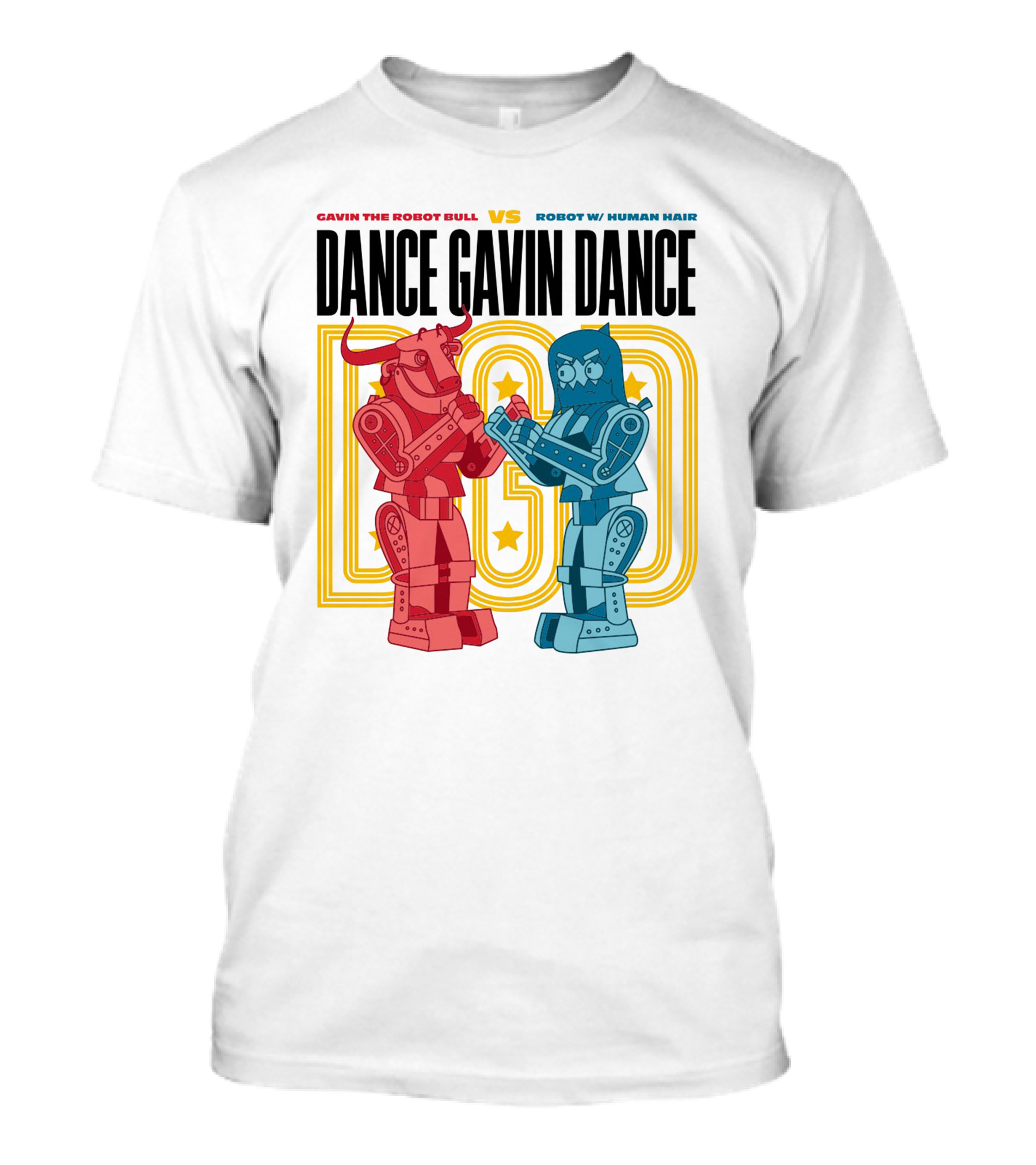 Dance Gavin Dance Gavin The Robot Bull VS Robot With Human Hair T-Shirt