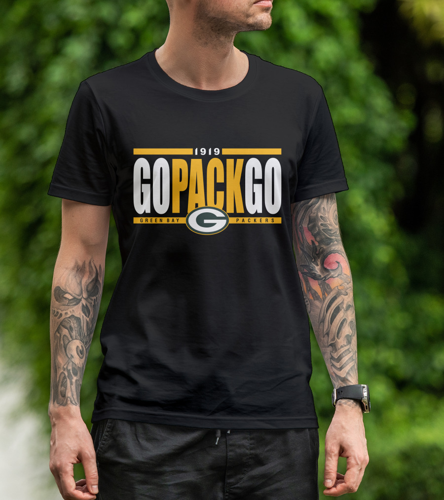1919 Go Pack Go Green Bay Packers T-Shirt