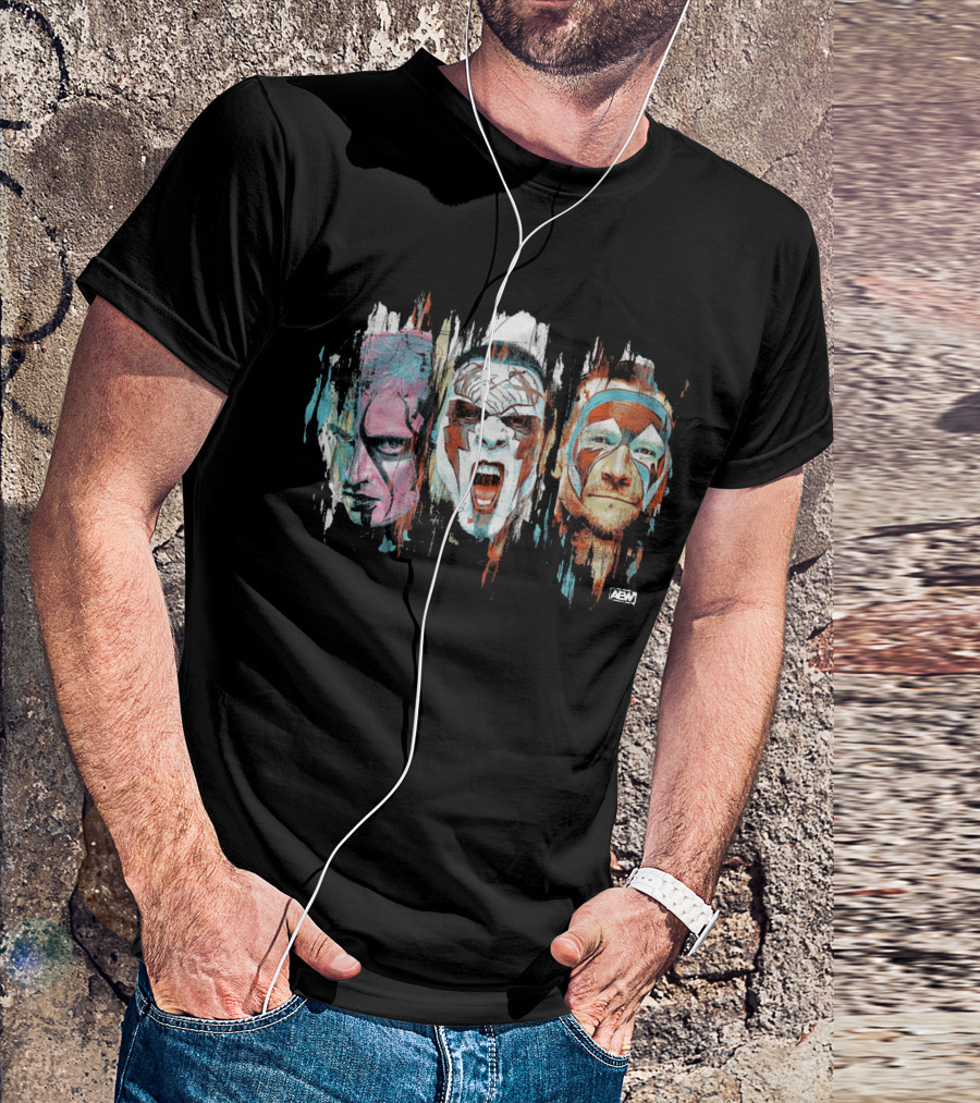 AEW Darby Allin Face Paint Trio T-Shirt