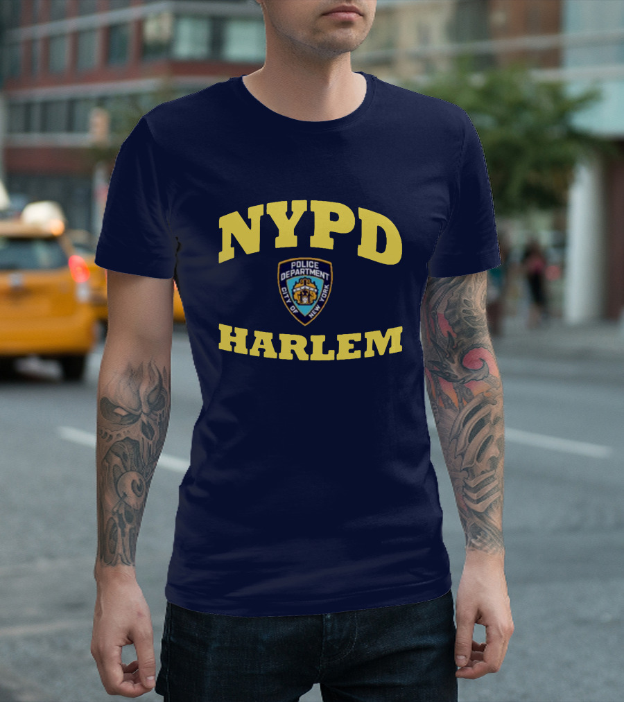 NYPD Police Department City of New York Harlem T-Shirt
