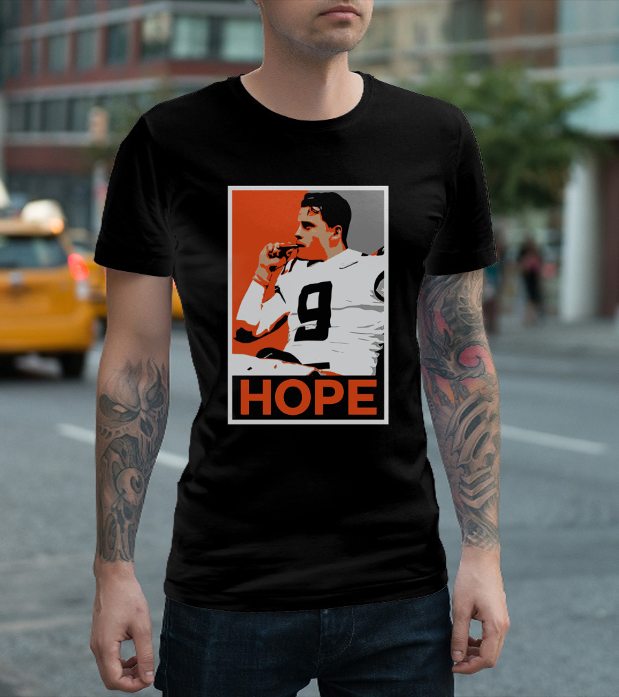 Joe Burrow Cigar Champ Hope T-Shirt