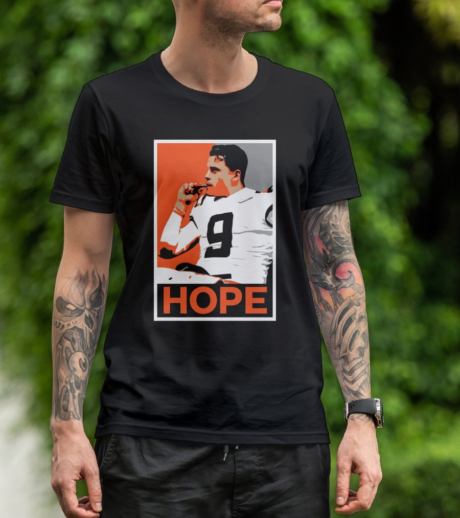 Joe Burrow Cigar Champ Hope T-Shirt