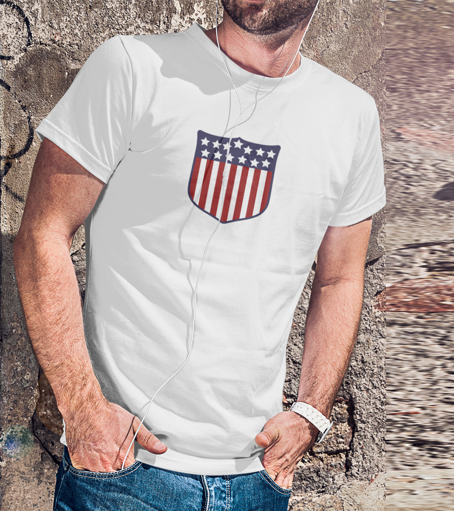 Super 70s Sports 1912 Olympics American Shield T-Shirt