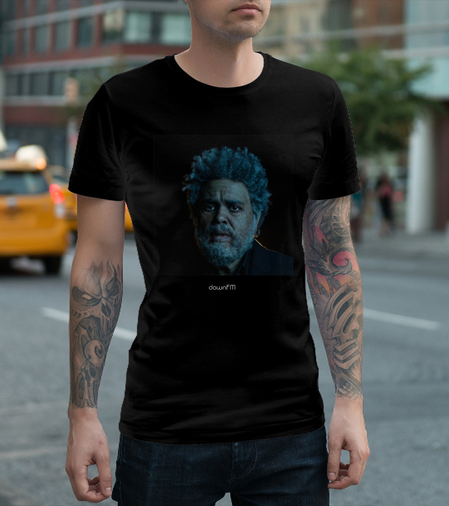 The Weeknd Dawn FM Elderly Portrait Concept T-Shirt