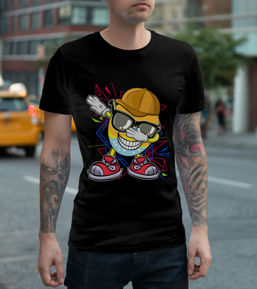Dabbing Cool Easter Egg with Sunglasses and Cap T-Shirt