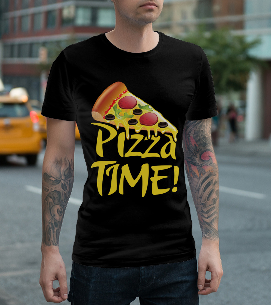 Pizza Everyday Time Pizza Time Slice T-Shirt