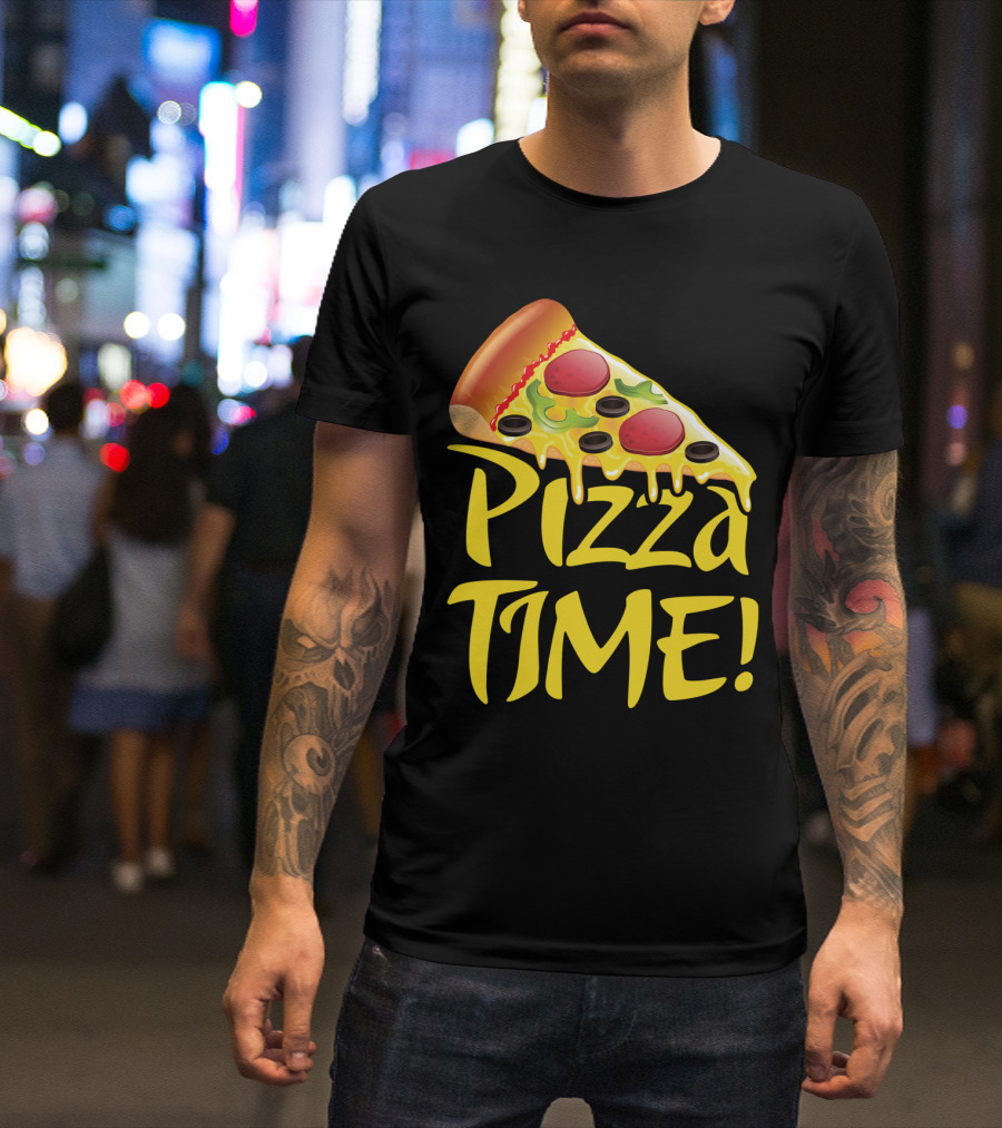 Pizza Everyday Time Pizza Time Slice T-Shirt