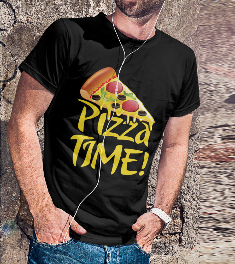 Pizza Everyday Time Pizza Time Slice T-Shirt