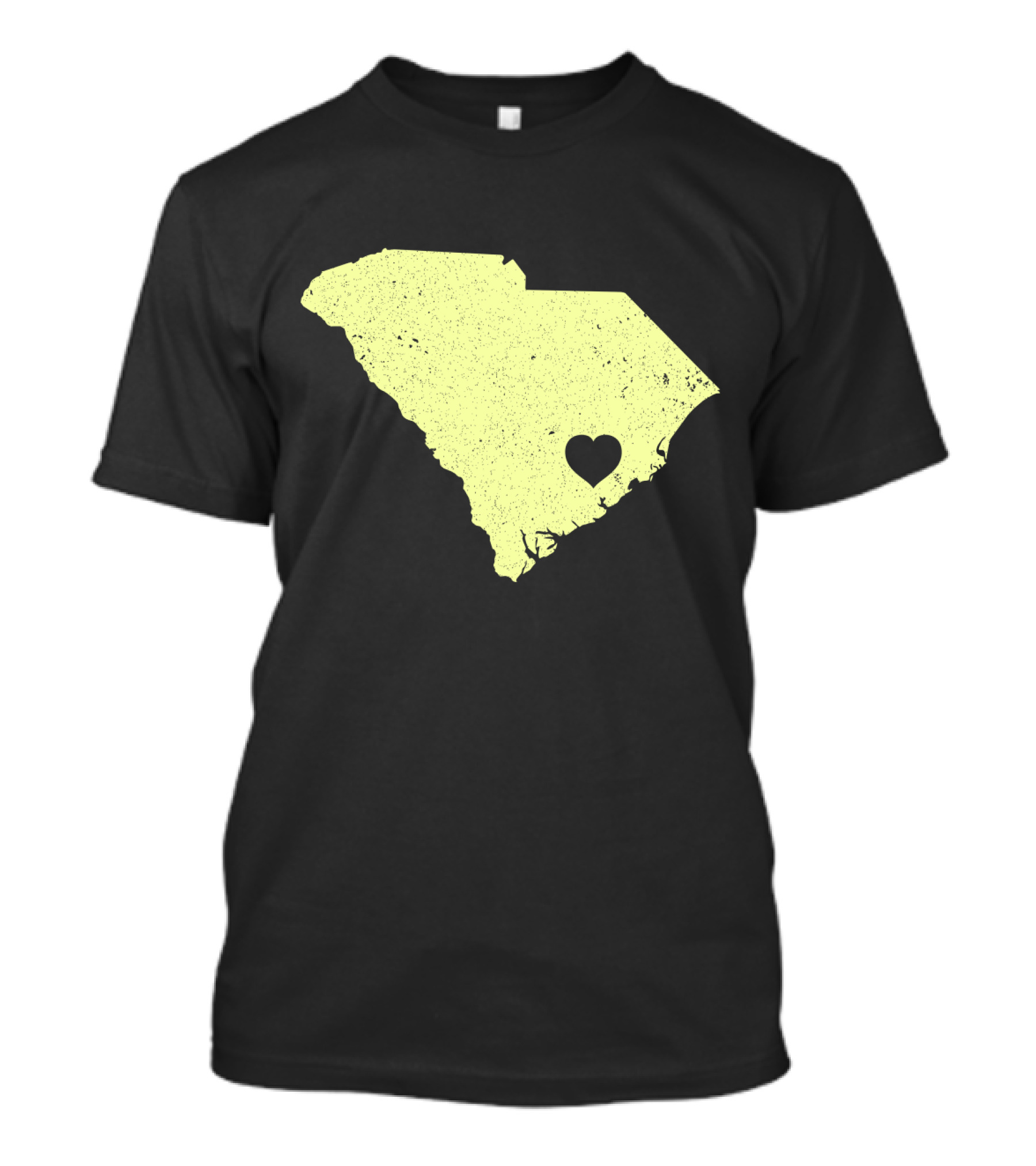 South Carolina Map Heart Charleston Love T-Shirt