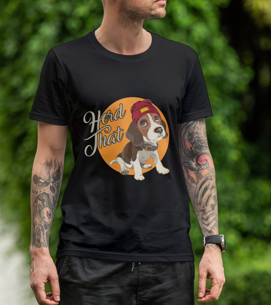 Herd That Beagle Animal Lover Dog Funny T-Shirt