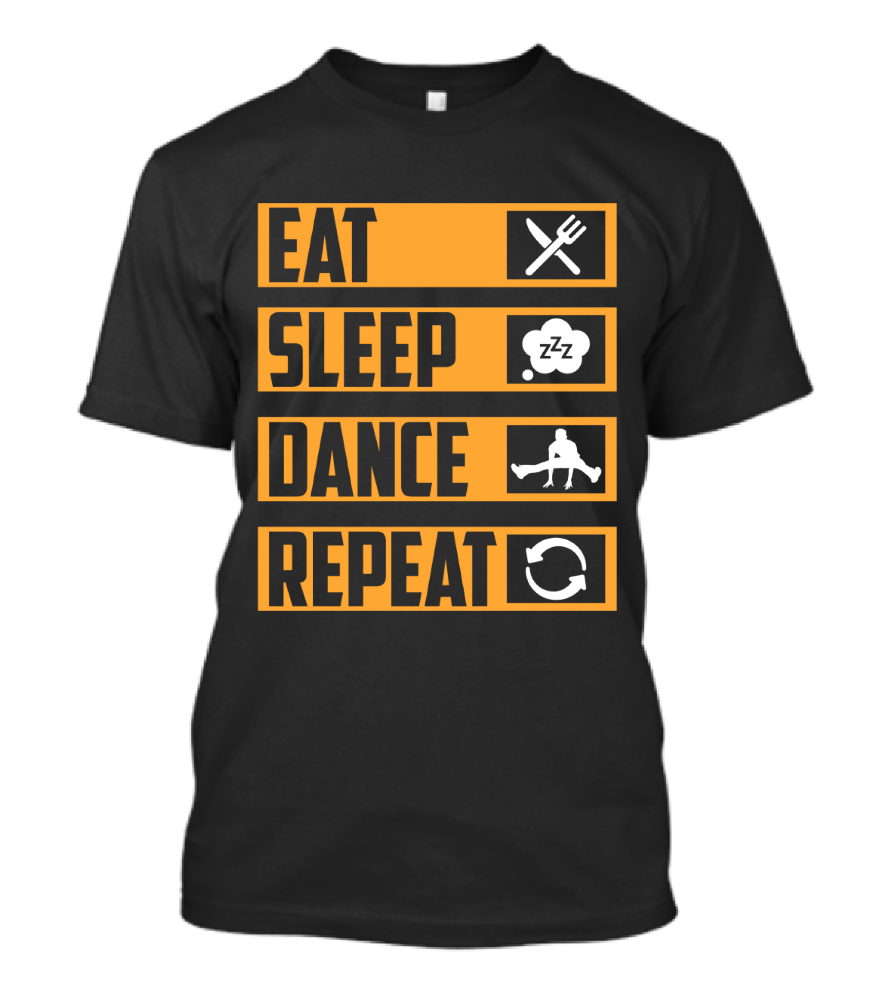 Eat Sleep Dance Repeat Iconic Lifestyle Steps T-Shirt