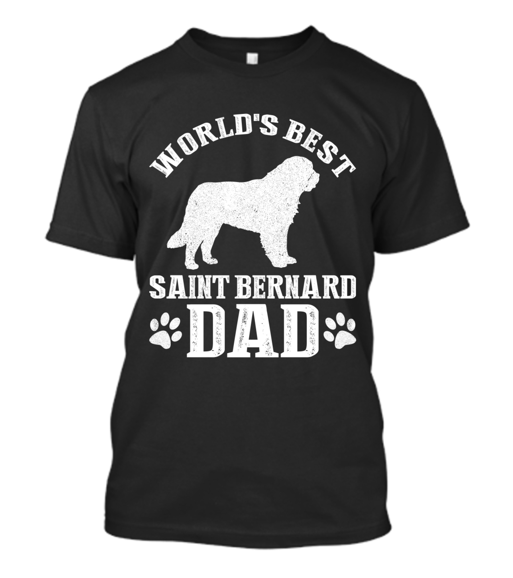 WORLD'S BEST SAINT BERNARD DAD T-Shirt