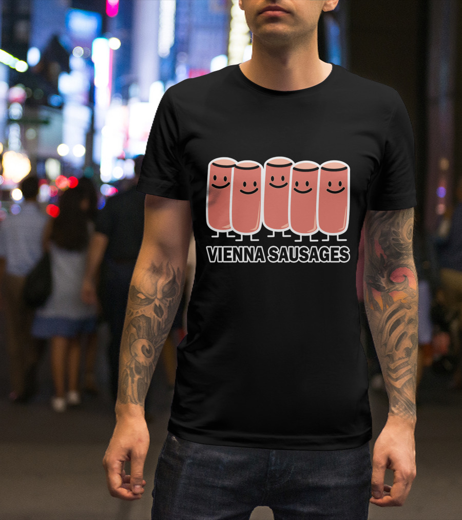 Vienna Sausages Happy Friends Smiling Quartet T-Shirt