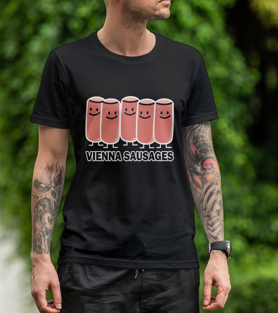 Vienna Sausages Happy Friends Smiling Quartet T-Shirt