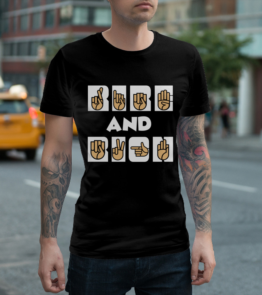 Rise And Sign ASL Lettering Hands T-Shirt