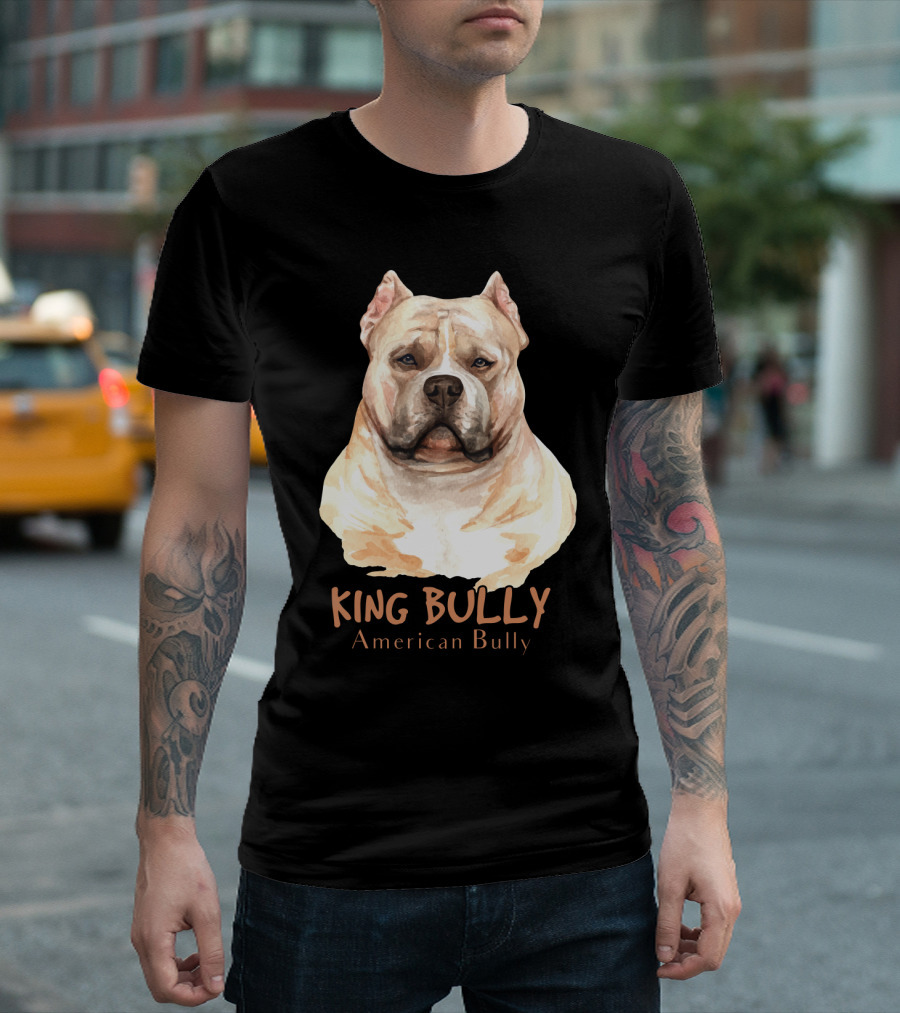 KING BULLY American Bully Dog USA T-Shirt