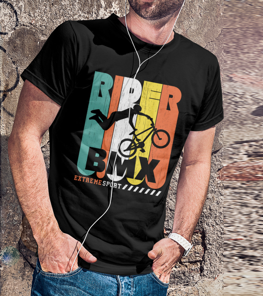 Rider BMX Extreme Sport T-Shirt