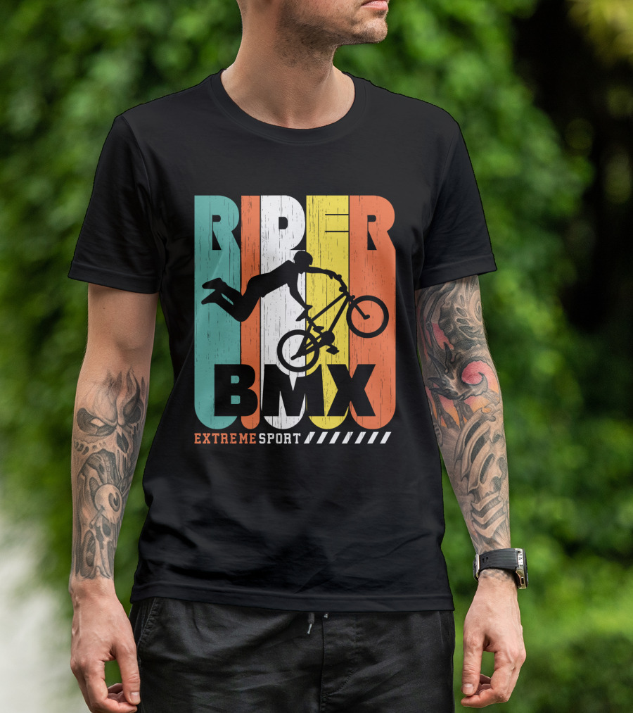 Rider BMX Extreme Sport T-Shirt