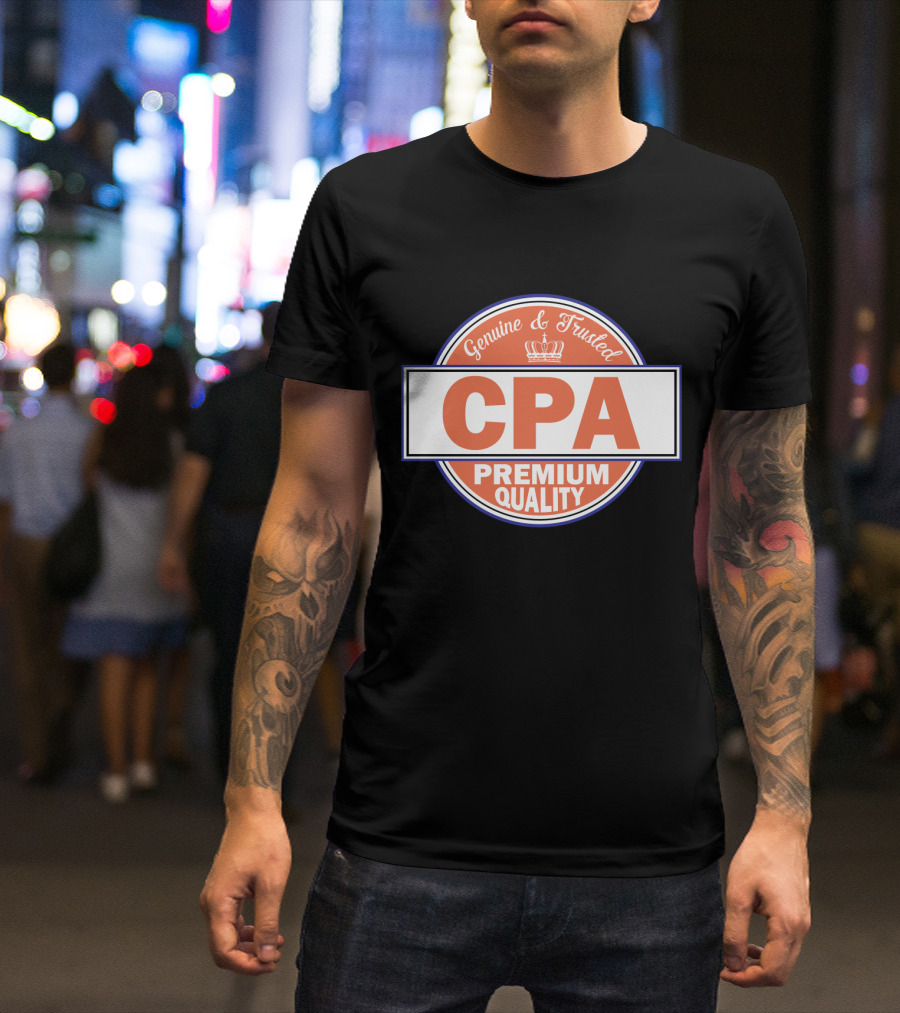 Genuine And Trusted CPA Premium Quality T-Shirt