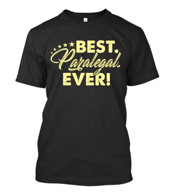 Best Paralegal Ever Five Stars T-Shirt