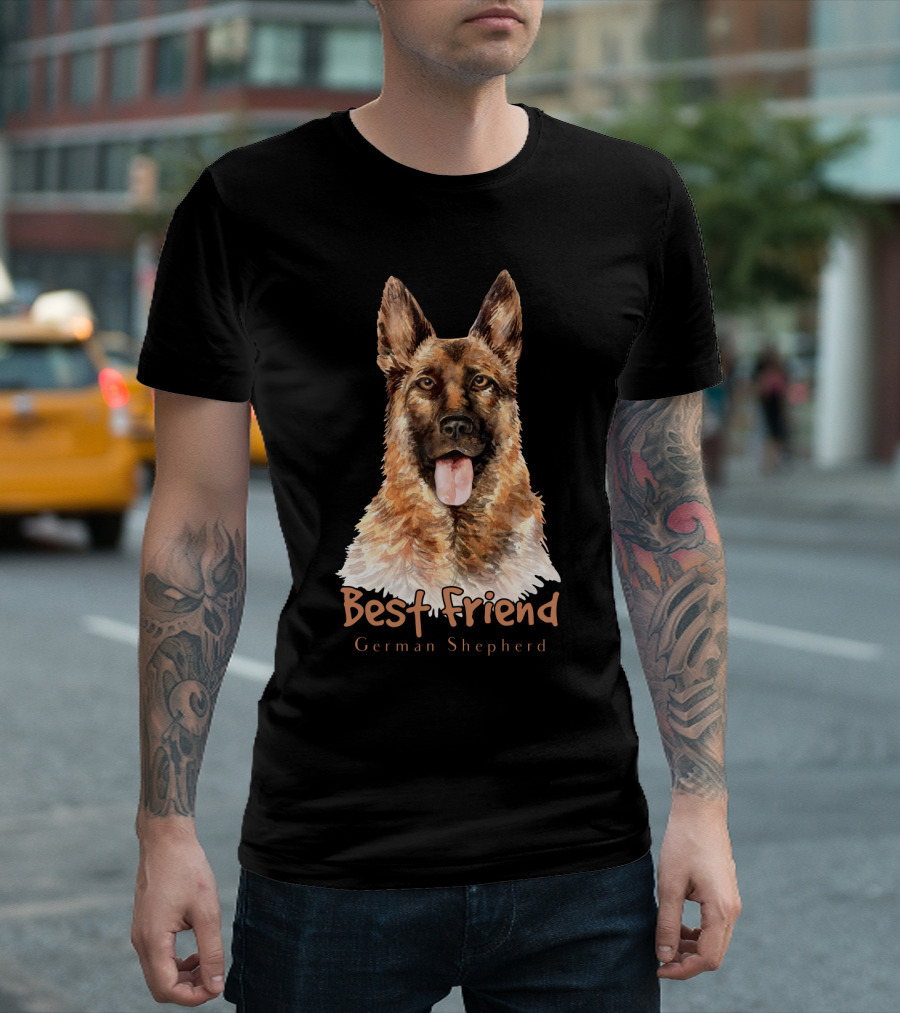 Best Friend German Shepherd T-Shirt