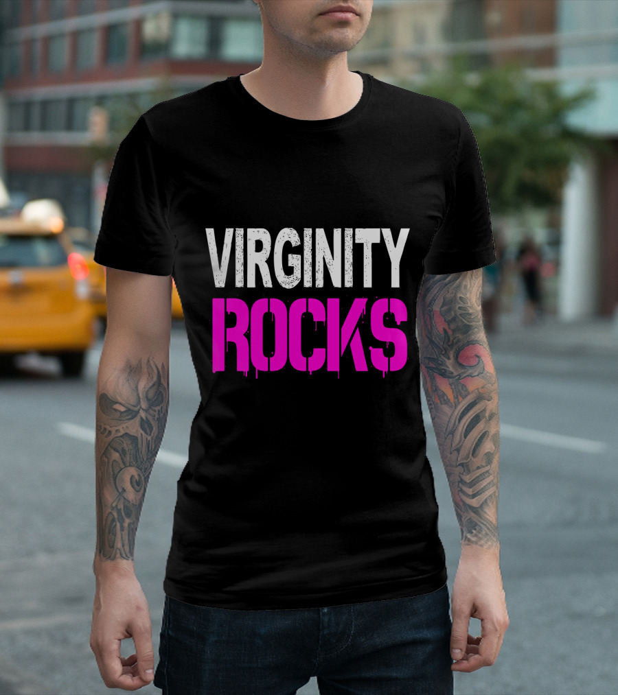 Virginity Rocks Trendy Tee by Danny Duncan T-Shirt