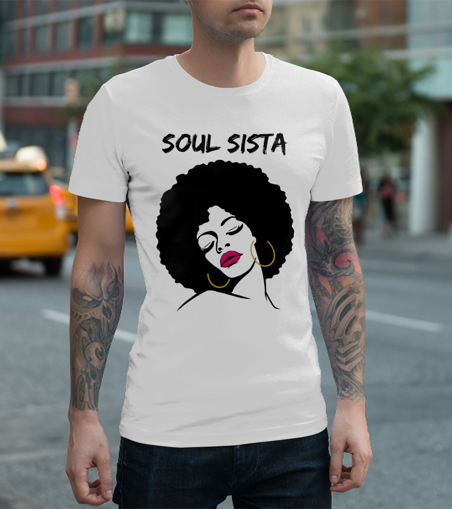Soul Sista Afro Black Girl Birthday T-Shirt