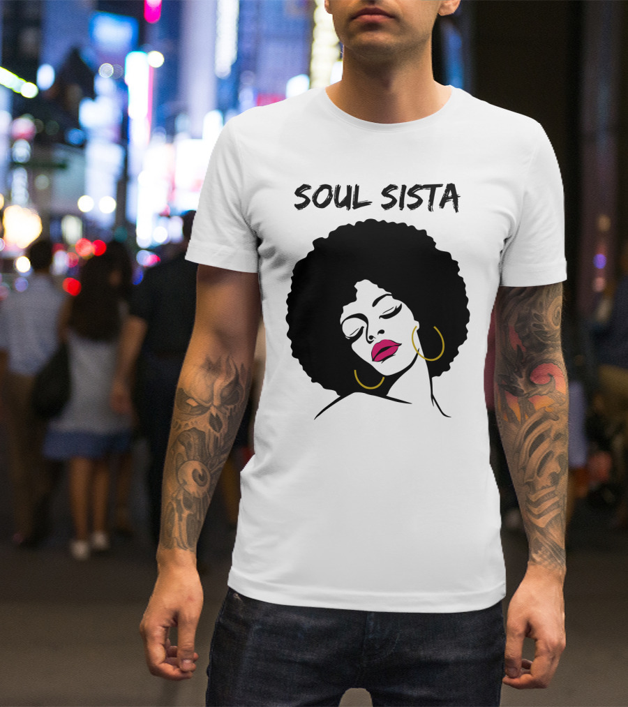 Soul Sista Afro Black Girl Birthday T-Shirt